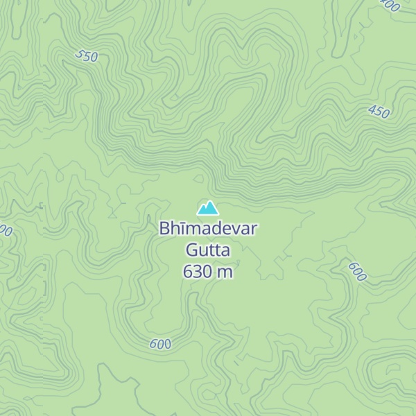Map of Bhīmadevar Gutta