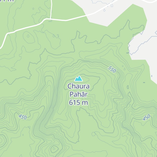 Map of Chaura Pahār