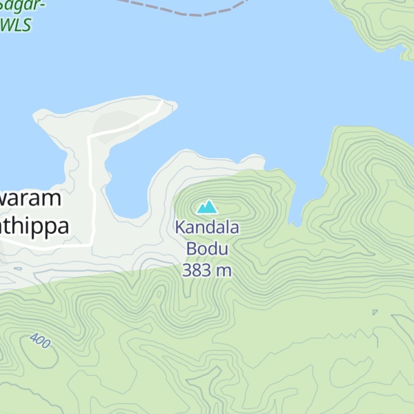 Map of Kandala Bodu