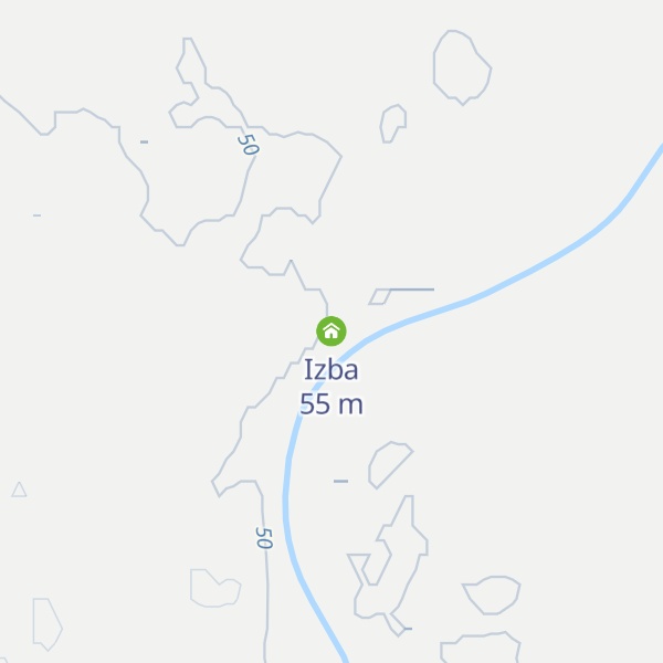Map of Izba