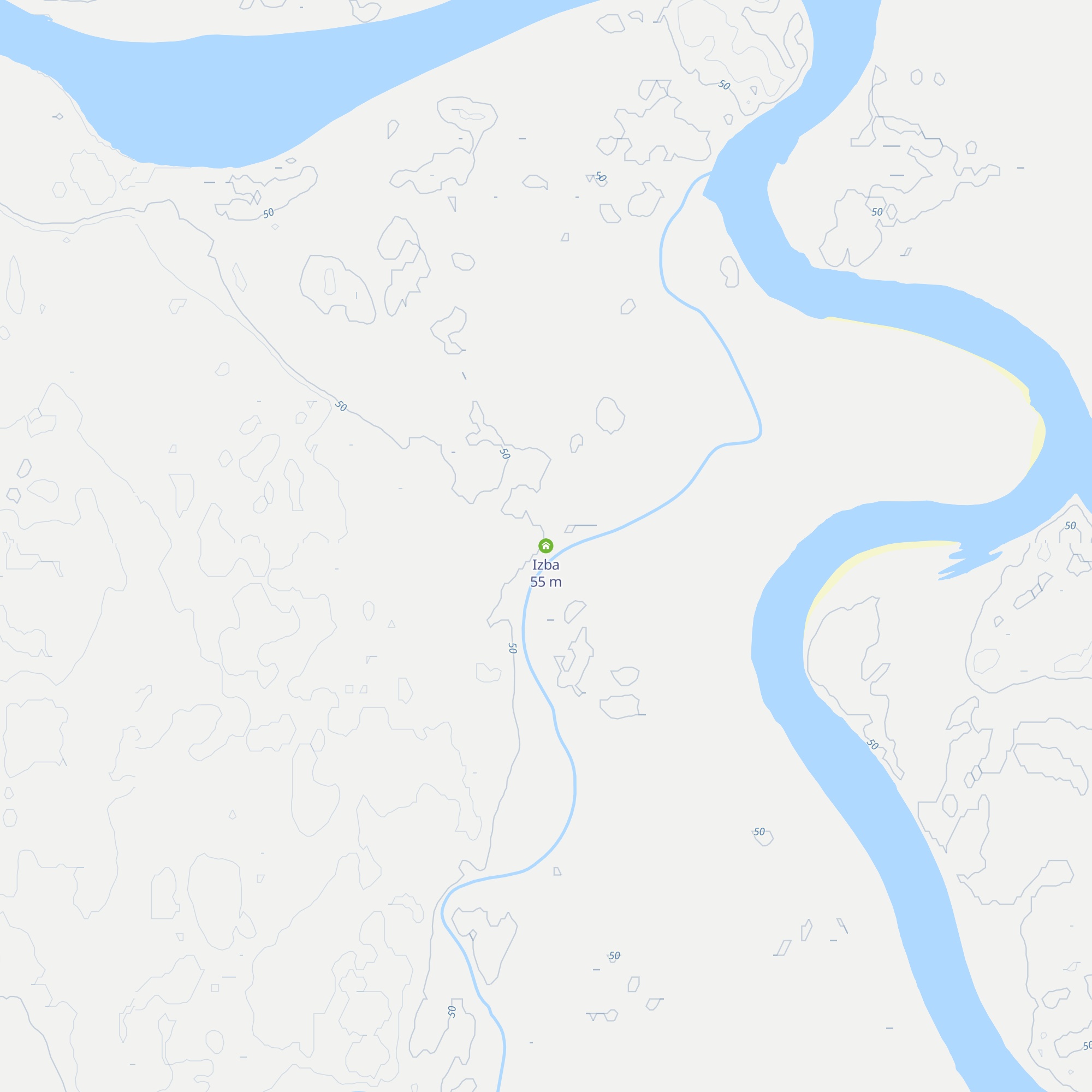 Izba map