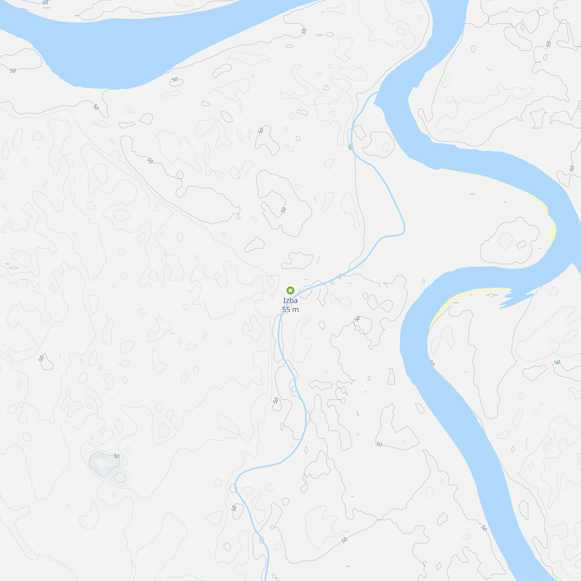 Izba map