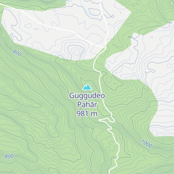 Map of Guggudeo Pahār
