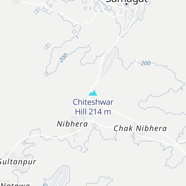 Map of Chiteshwar Hill