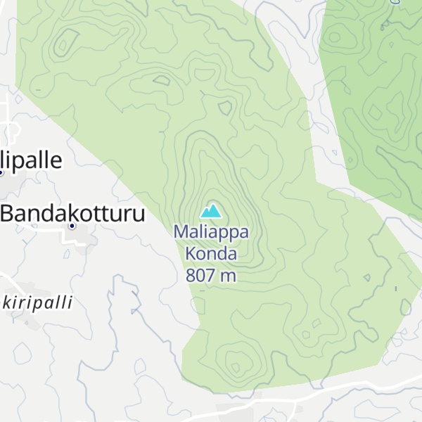 Map of Maliappa Konda