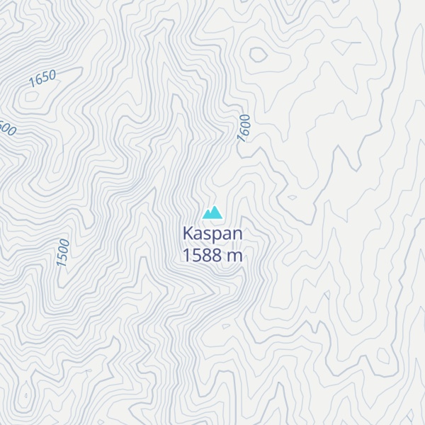Map of Kaspan