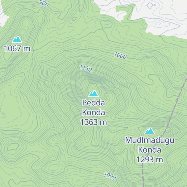 Map of Pedda Konda