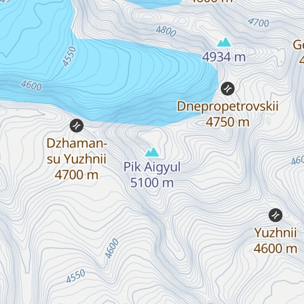 Map of Pik Aigyul