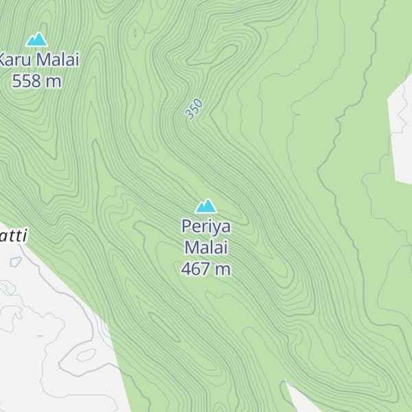 Map of Periya Malai