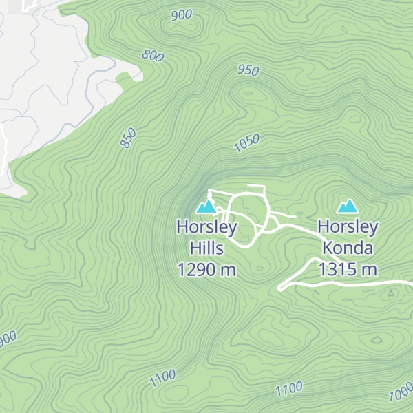 Map of Horsley Hills