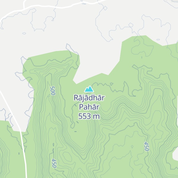 Map of Rājādhār Pahār
