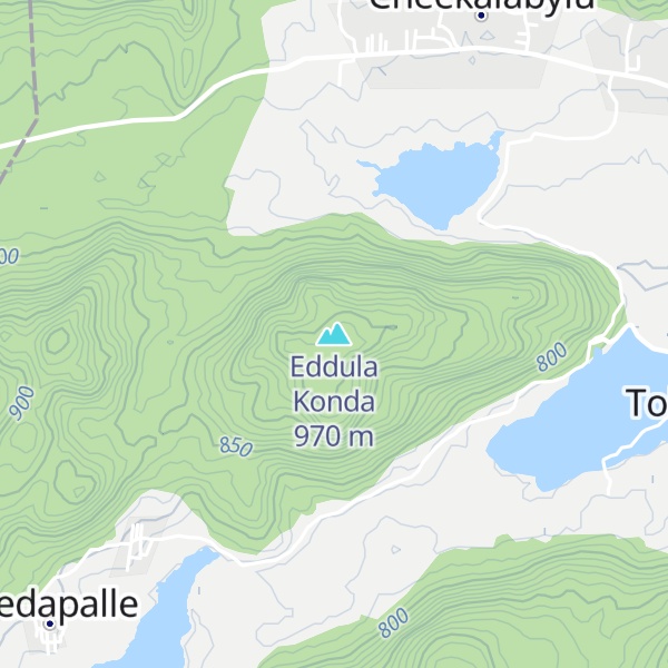 Map of Eddula Konda