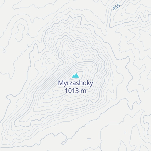 Map of Myrzashoky