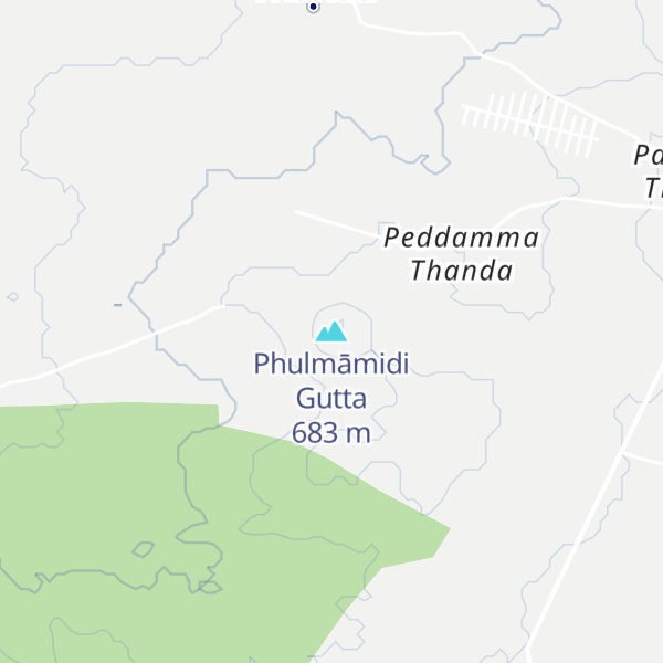 Map of Phulmāmidi Gutta
