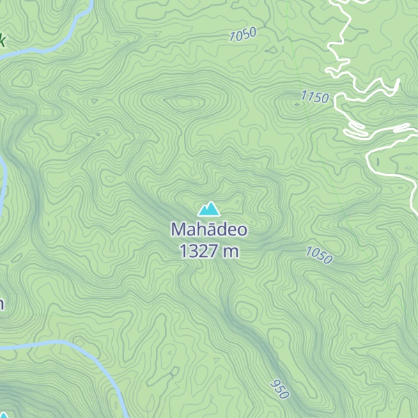 Map of Mahādeo