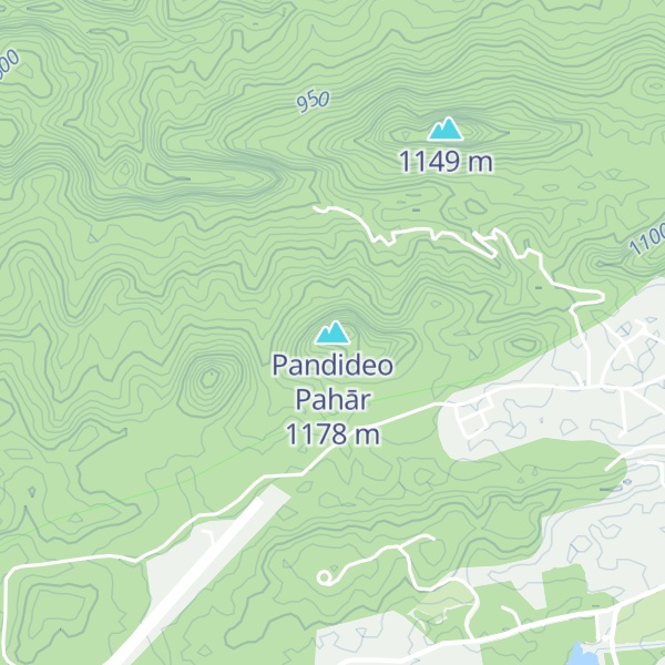 Map of Pandideo Pahār