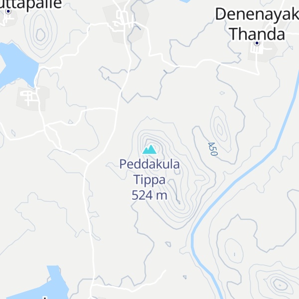 Map of Peddakula Tippa