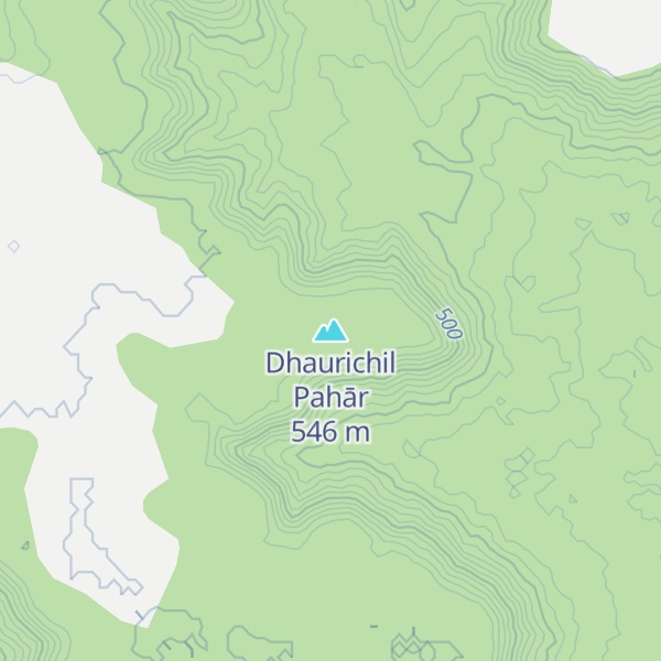 Map of Dhaurichil Pahār