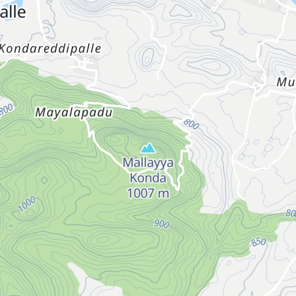 Map of Mallayya Konda