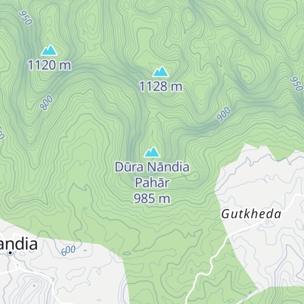 Map of Dūra Nāndia Pahār
