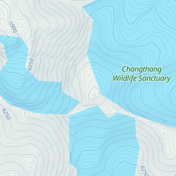 Map of Lungser Kangri