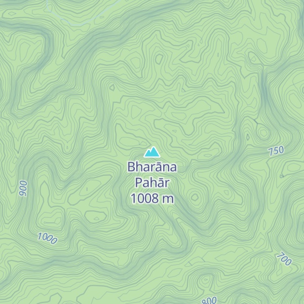 Map of Bharāna Pahār