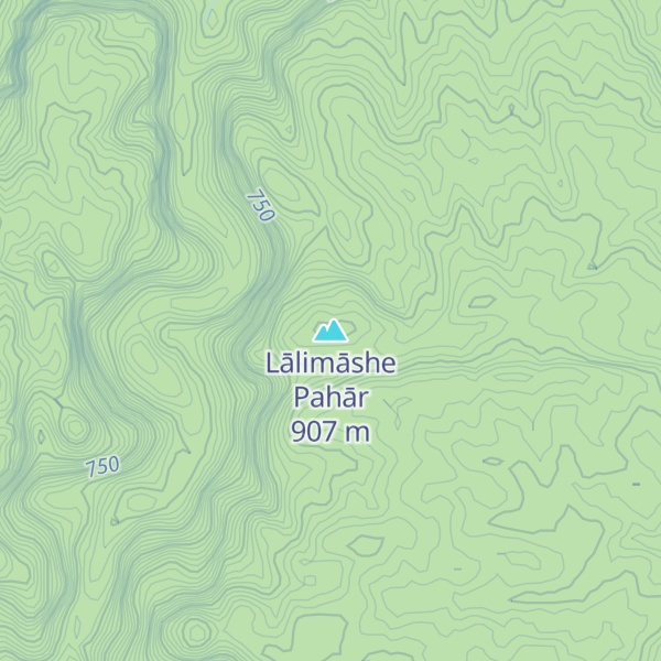 Map of Lālimāshe Pahār