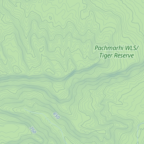 Map of Chitāwar Pahār
