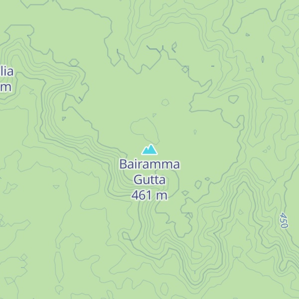 Map of Bairamma Gutta