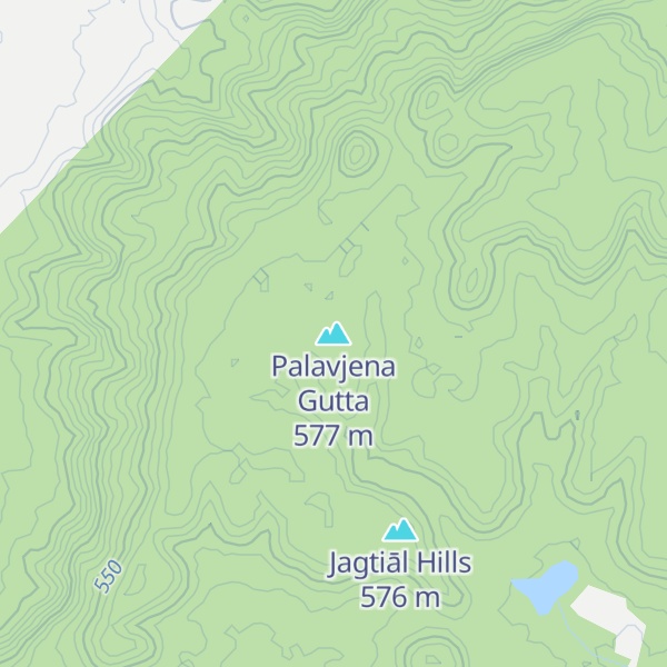 Map of Palavjena Gutta