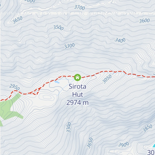 Map of Sirota Hut