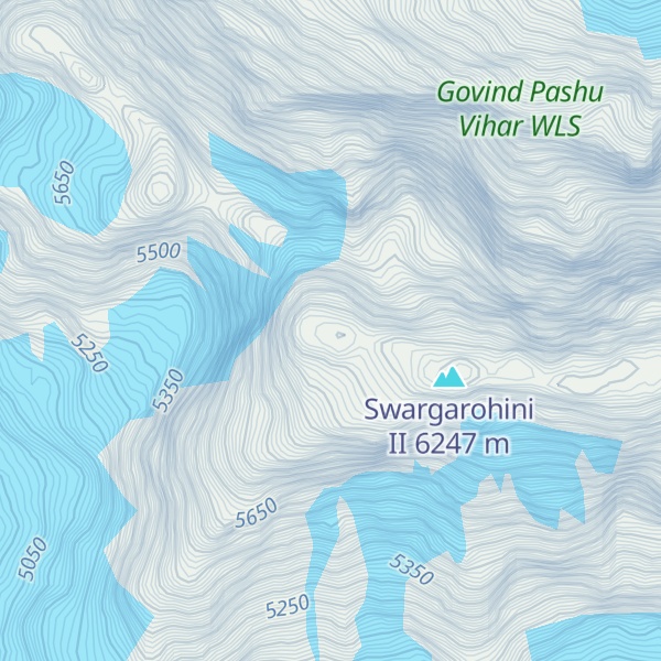 Map of Swargarohini III