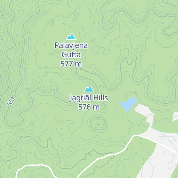 Map of Jagtiāl Hills