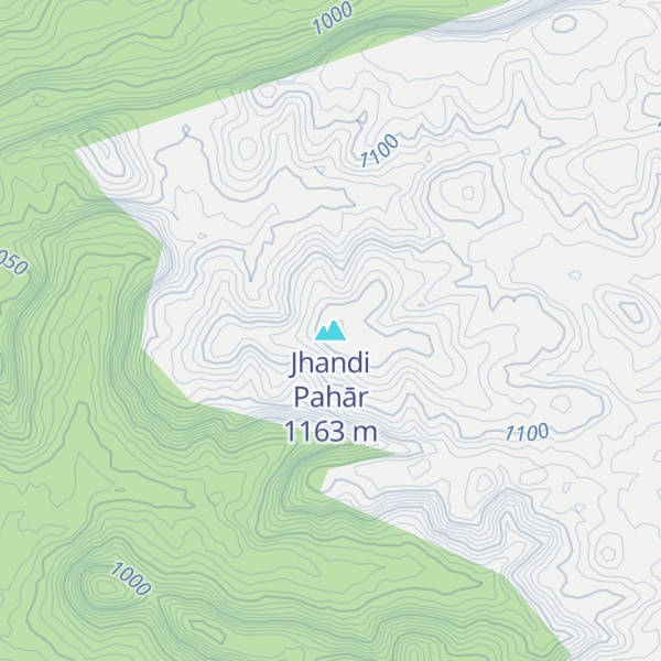 Map of Jhandi Pahār