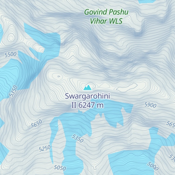 Map of Swargarohini II