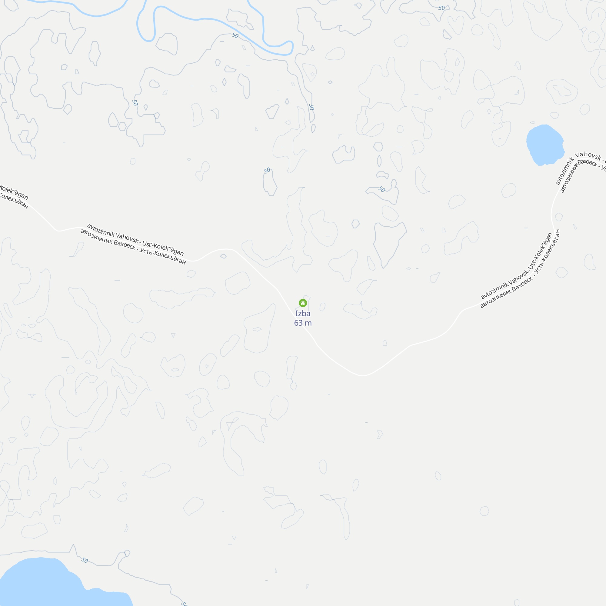 Izba map
