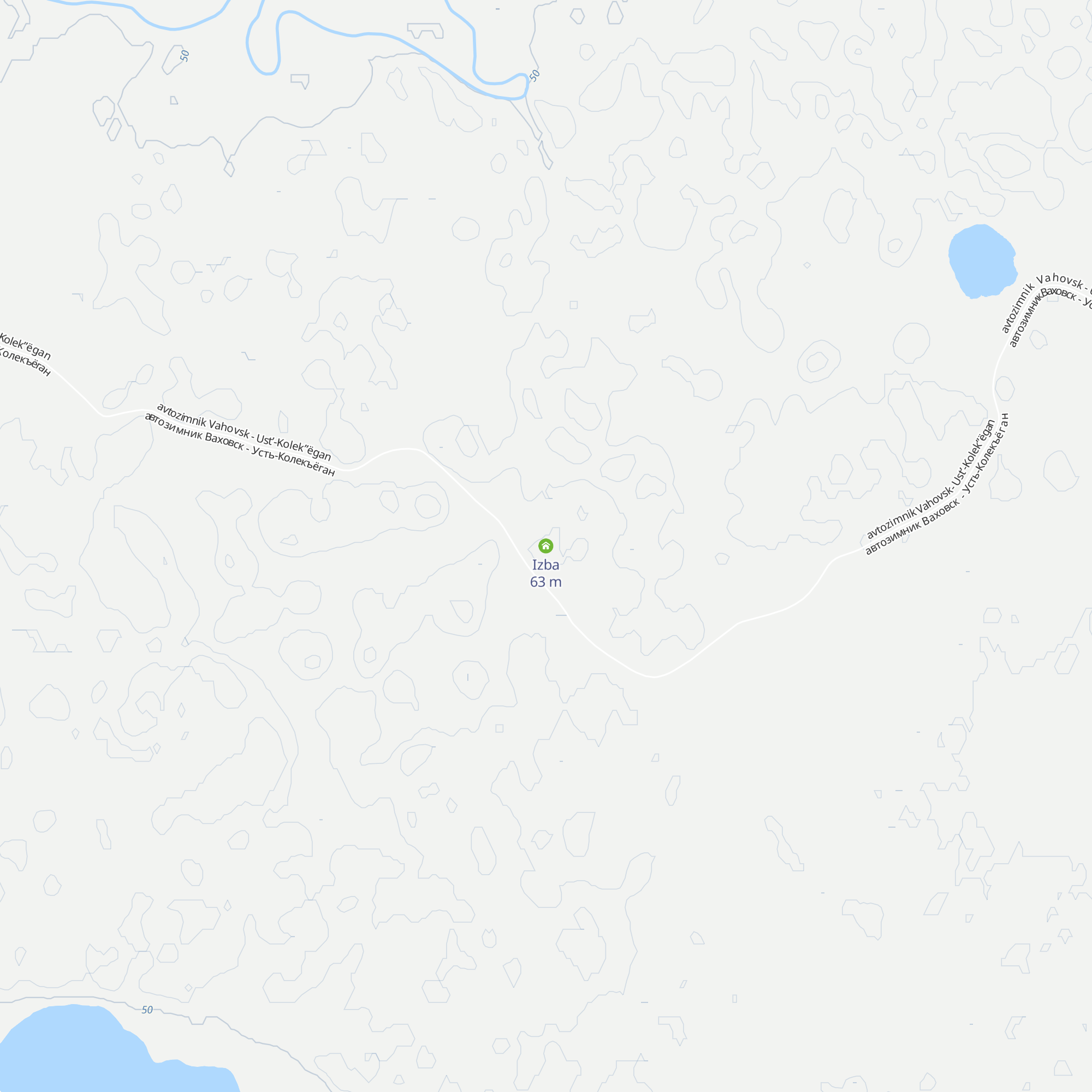 Izba map