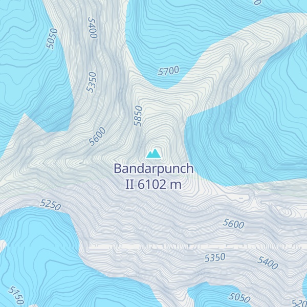 Map of Bandarpunch II