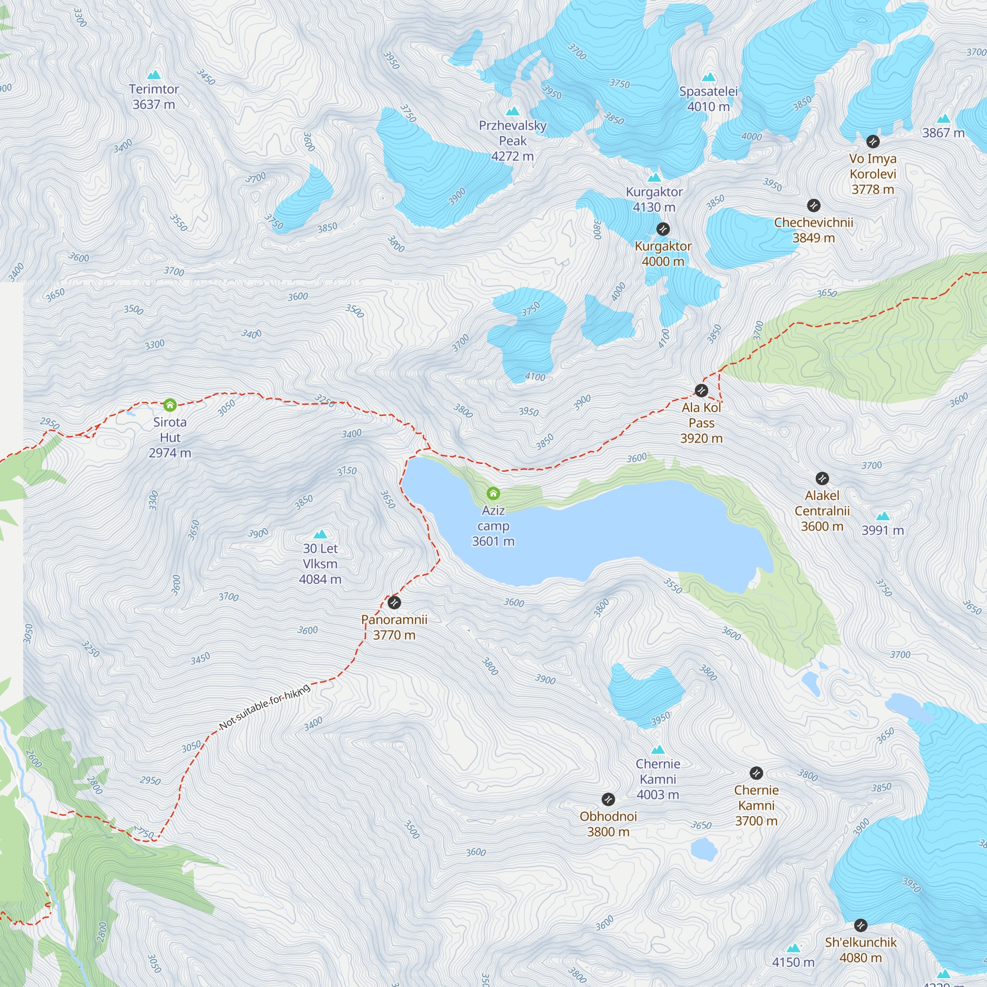 Aziz camp map