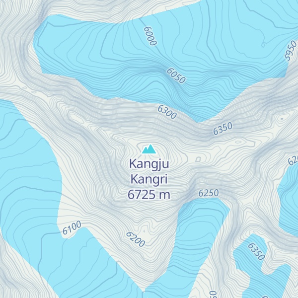 Map of Kangju Kangri