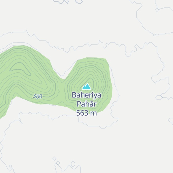 Map of Baheriya Pahār
