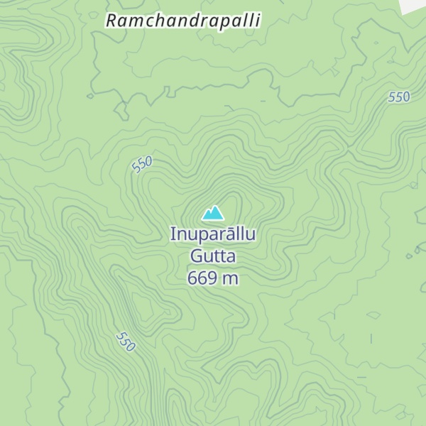 Map of Inuparāllu Gutta