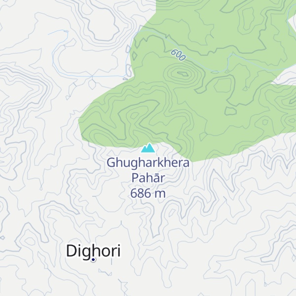 Map of Ghugharkhera Pahār