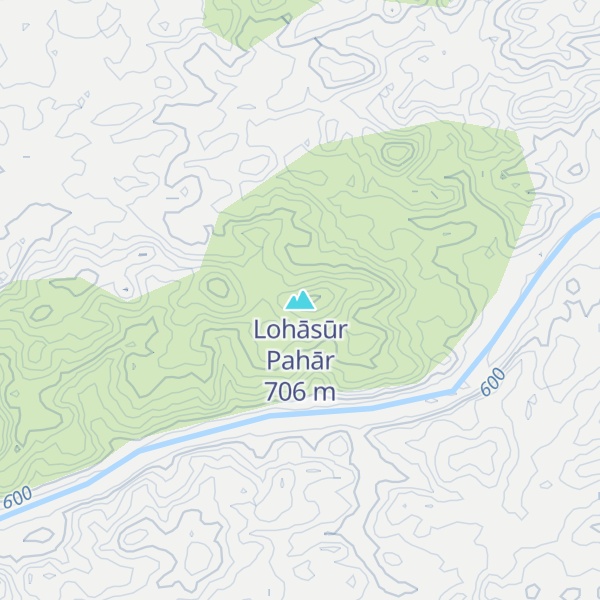 Map of Lohāsūr Pahār
