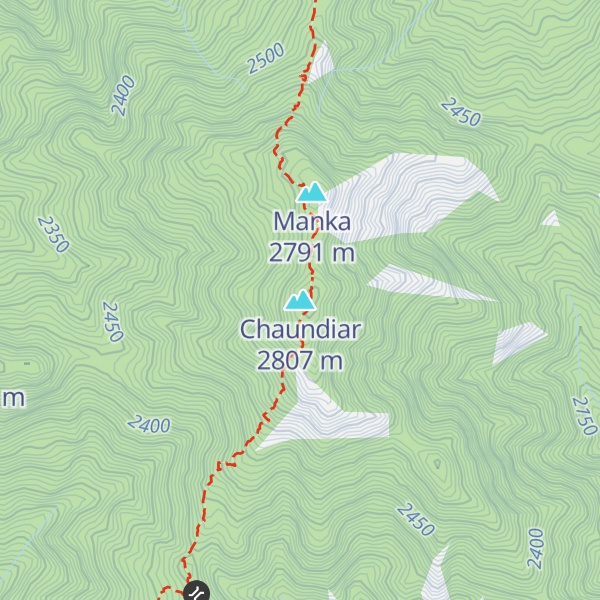 Map of Chaundiar