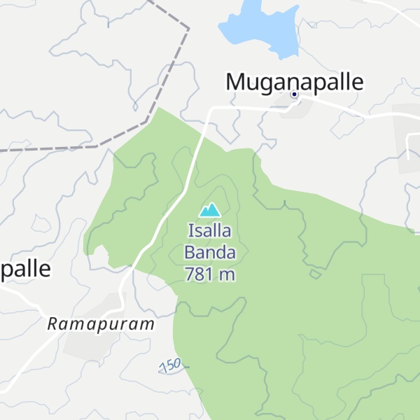 Map of Isalla Banda