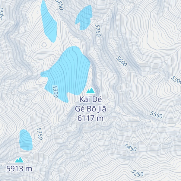 Map of Kāi Dé Gé Bō Jiā
