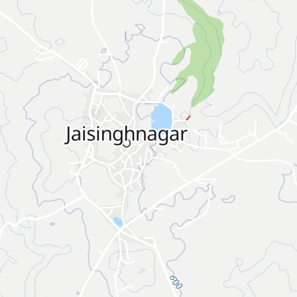 Map of Digambaer Jain Bada   Mandir