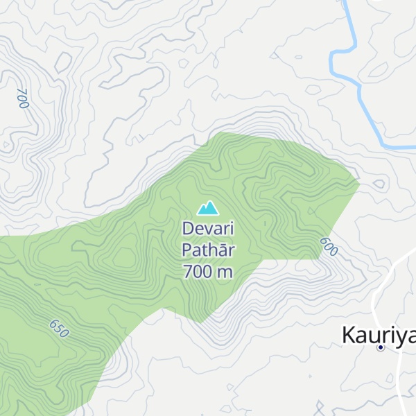 Map of Devari Pathār