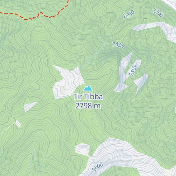 Map of Tir Tibba